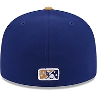 Men's New Era Navy Hampshire Fisher Cats Theme Nights Manchester Chicken Tenders 59FIFTY Fitted Hat