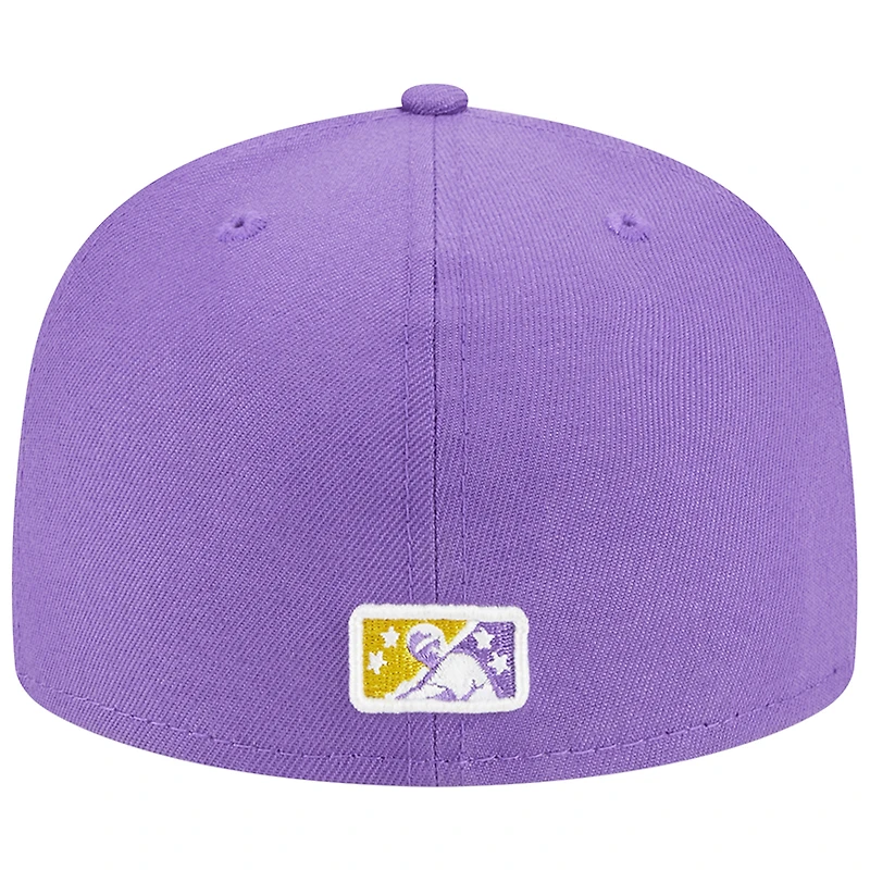 Men's New Era Purple Hampshire Fisher Cats Theme Nights Primaries Uncle Sam 59FIFTY Fitted Hat