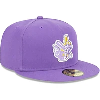 Men's New Era Purple Hampshire Fisher Cats Theme Nights Primaries Uncle Sam 59FIFTY Fitted Hat