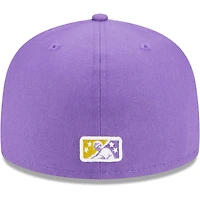 Casquette ajustée 59FIFTY New Hampshire Fisher Cats pour homme Era Purple