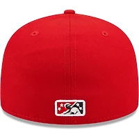 Men's New Era Red Hampshire Fisher Cats Authentic Collection Team Alternate 59FIFTY Fitted Hat