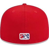 Men's New Era Red Hampshire Fisher Cats Theme Nights Primaries 59FIFTY Fitted Hat