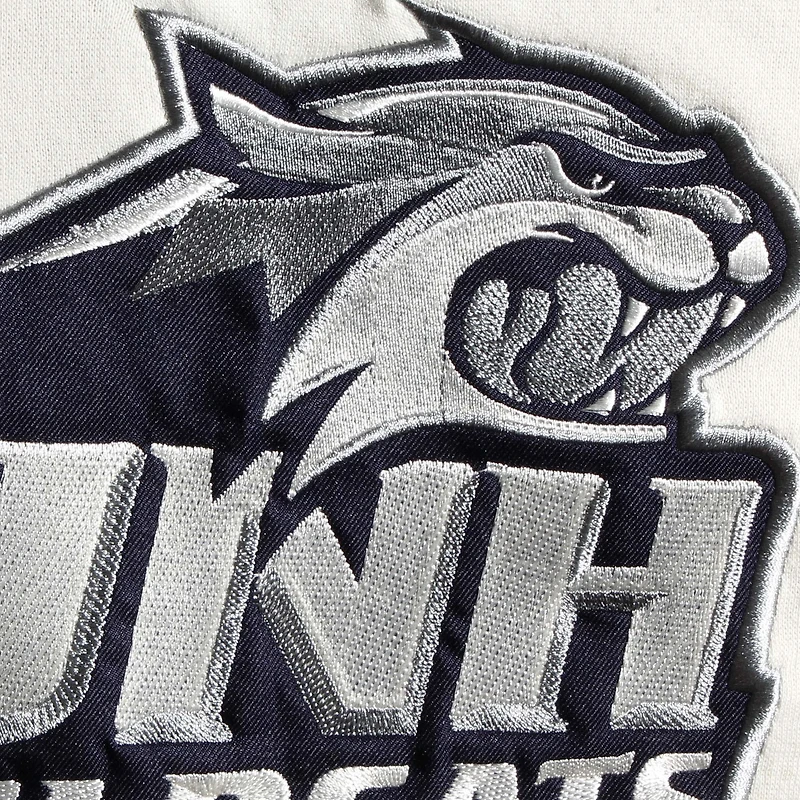 Sweat à capuche lacets Colosseum crème New Hampshire Wildcats 2.0 pour hommes