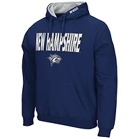 Chandail à capuchon Colosseum Navy New Hampshire Wildcats pour homme avec arche et logo