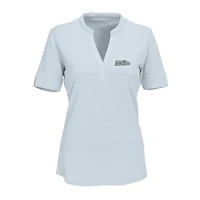 Chemise Henley texturée Strata argentée pour femme des Wildcats du New Hampshire