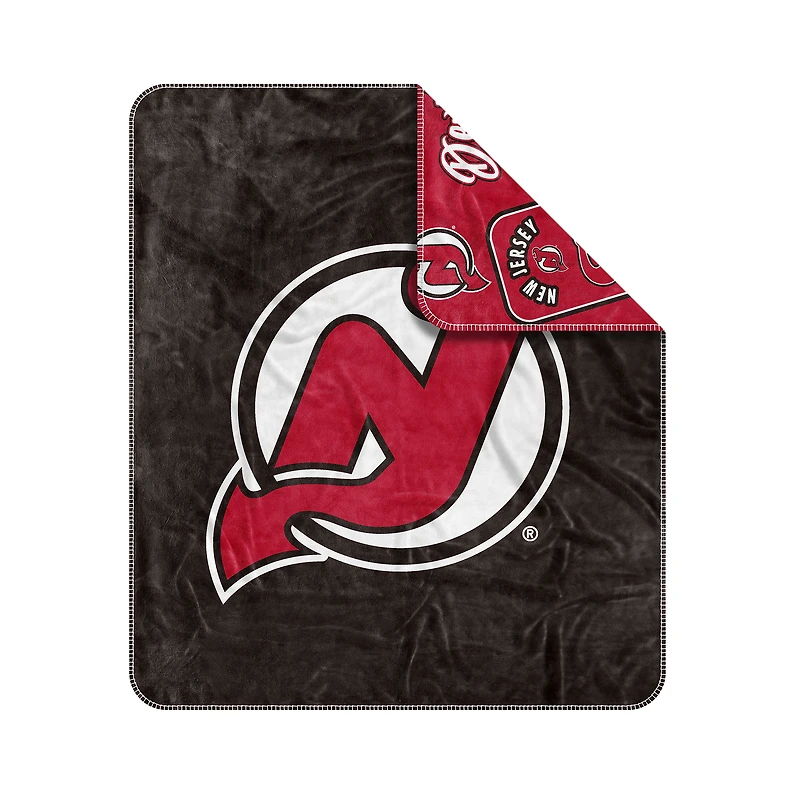 Couverture tissée Dream Weave des Devils du New Jersey 50" x 60"