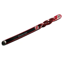 Bracelet tressé en cuir noir New Jersey Devils personnalisé
