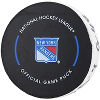 Brian Halonen New Jersey Devils Game-Used Goal Puck vs. New York Rangers on October 1, 2024