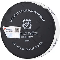 Brian Halonen New Jersey Devils Game-Used Goal Puck vs. New York Rangers on October 1, 2024