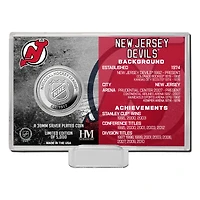 Highland Mint New Jersey Devils Histoire de l'équipe - Coin Card