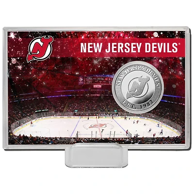 Carte de pièce de monnaie Highland Mint New Jersey Devils - Histoire de l'équipe