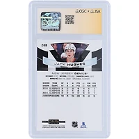 Jack Hughes New Jersey Devils Autographed 2019-20 O-Pee-Chee Platinum Marquee Rookies #200 CGC Fanatics Witnessed Authenticated 9.5/10 Rookie Card