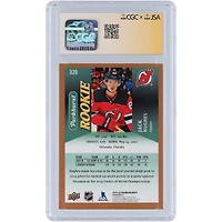 Jack Hughes New Jersey Devils Autographed 2019-20 Upper Deck Parkhurst Bronze #320 CGC Fanatics Witnessed Authenticated Auto 10 Rookie Card
