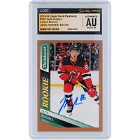 Jack Hughes New Jersey Devils Autographed 2019-20 Upper Deck Parkhurst Bronze #320 CGC Fanatics Witnessed Authenticated Auto 10 Rookie Card