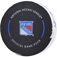 Jack Hughes New Jersey Devils Game-Used Goal Puck from December 2, 2024 vs. New York Rangers