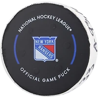 Jakub Zboril New Jersey Devils Game-Used Goal Puck vs. New York Rangers on October 1, 2024