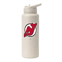 Bouteille isotherme Logo Brands New Jersey Devils 34 oz Sand Ghost Quencher