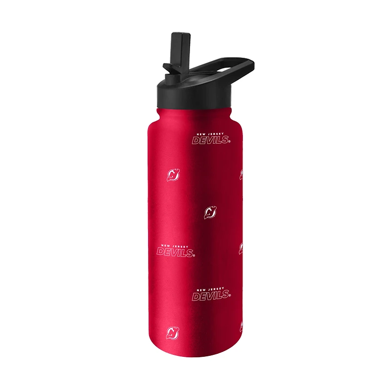 Logo Brands New Jersey Devils 34oz. Steep and Repeat Quencher Bottle
