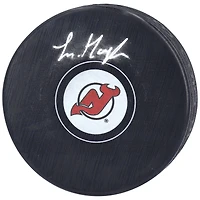 Rondelle de hockey autographiée par Luke Hughes des Devils du New Jersey
