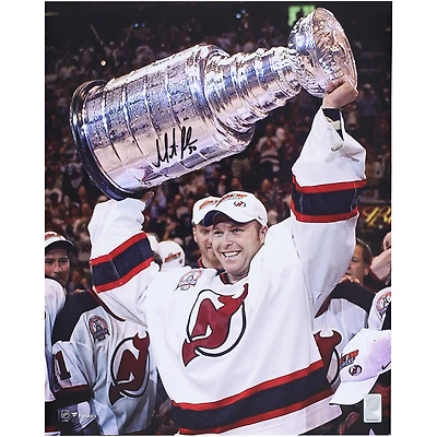 Martin Brodeur New Jersey Devils Autographed 16" x 20" Raising Cup Photograph