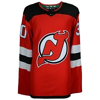 Martin Brodeur New Jersey Devils Autographed Red Adidas Authentic