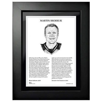 Martin Brodeur New Jersey Devils - Legends Line 12'' x 16'' Framed Photo