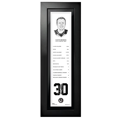 Martin Brodeur New Jersey Devils - Legends Line 6'' x 22'' Framed Photo