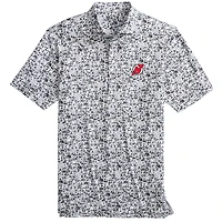 Men's johnnie-O  Black/White New Jersey Devils Slapshot Polo