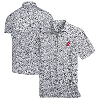 Men's johnnie-O  Black/White New Jersey Devils Slapshot Polo