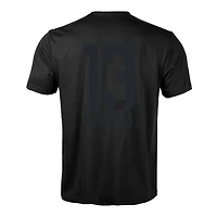 T-shirt noir pour homme Levelwear Nico Hischier avec nom et numéro Richmond Darkside des Devils du New Jersey