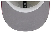 Casquette ajustée bicolore chromée 59FIFTY New Era blanche pour homme des Devils du Jersey