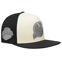 Men's Pro Standard  Cream/Black New Jersey Devils French Terry Snapback Hat