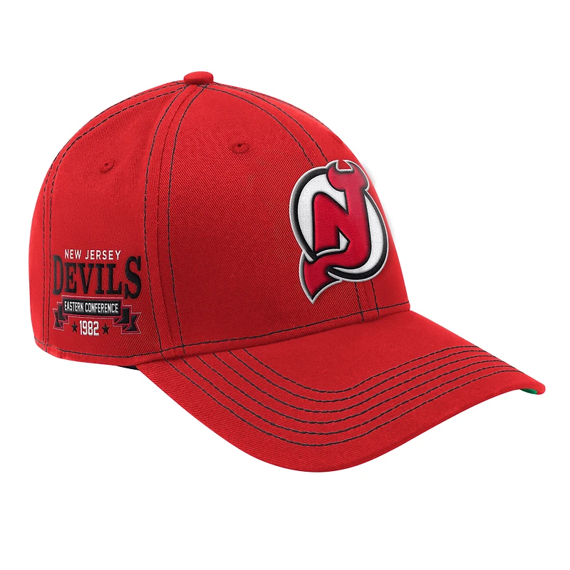Casquette ajustable incurvée Starfit Sphere II des Devils du New Jersey pour homme