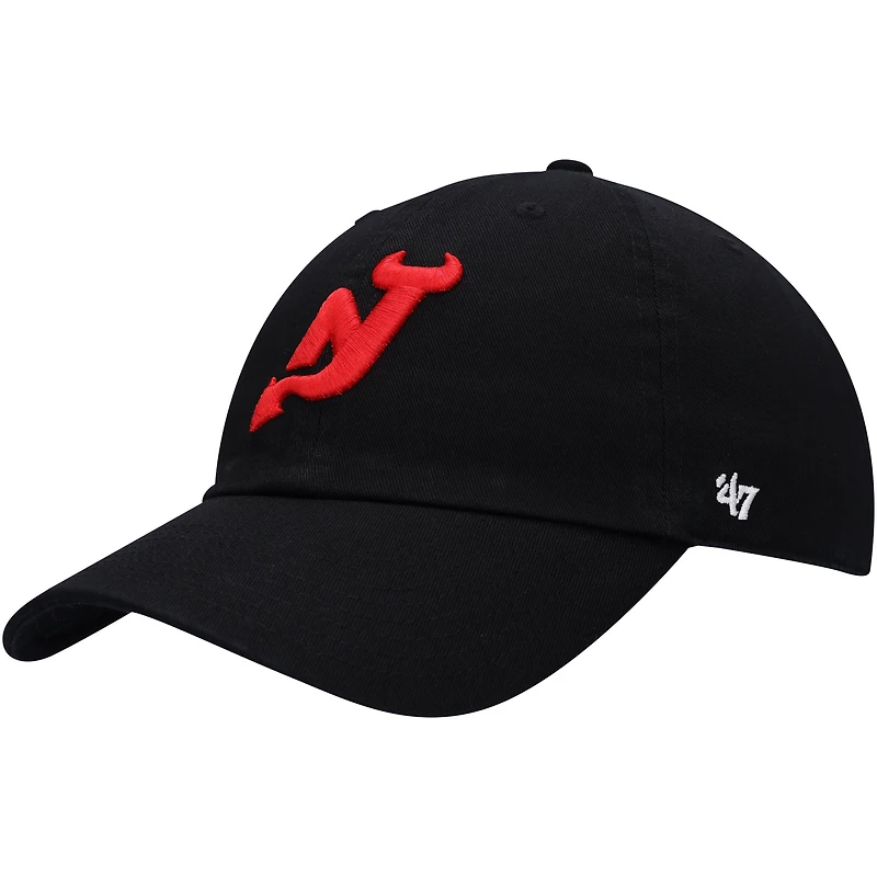 Casquette réglable Clean Up New Jersey Devils '47 noire pour homme