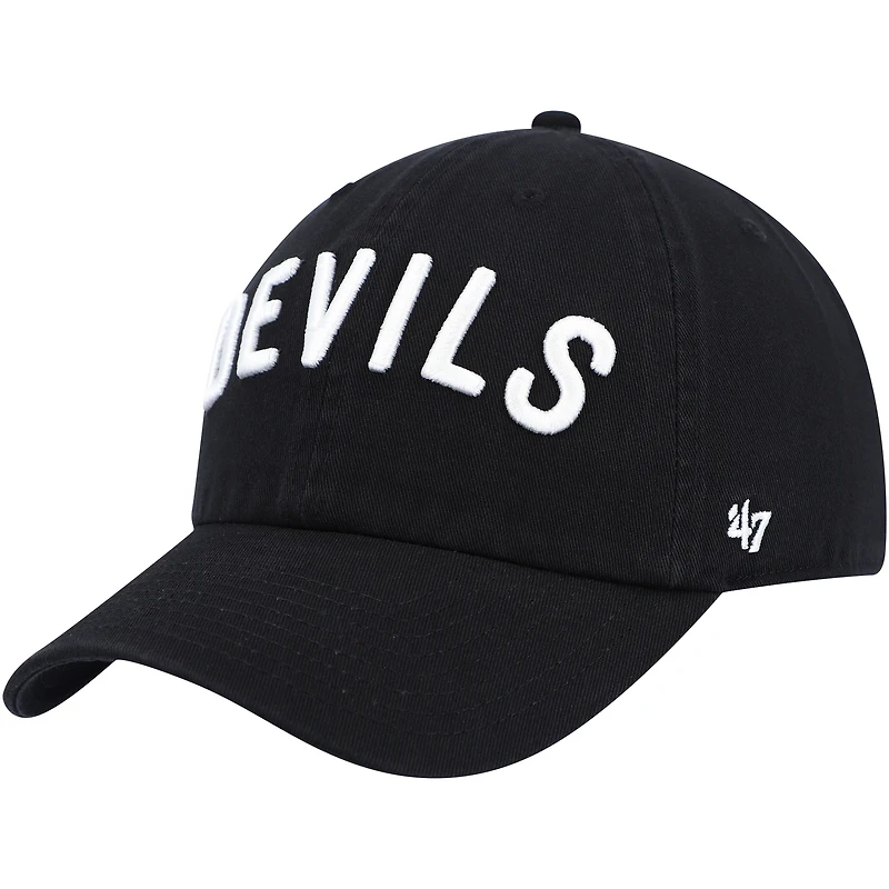 Casquette réglable Clean Up New Jersey Devils '47 noire pour homme