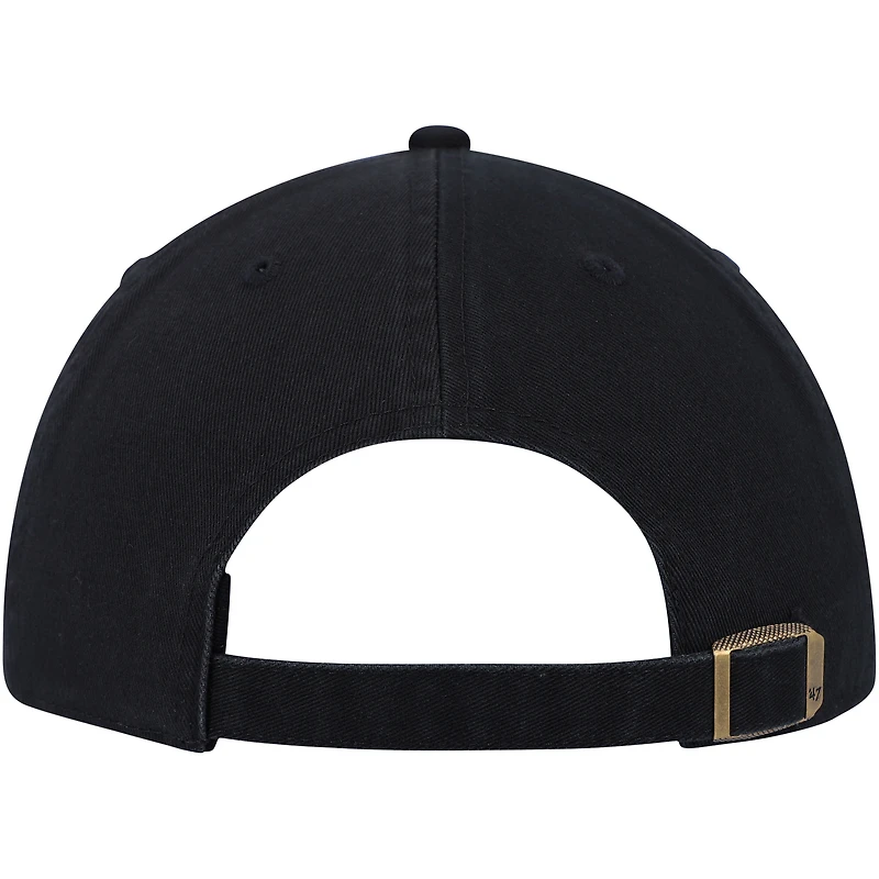 Men's '47 Black New Jersey Devils Clean Up Adjustable Hat