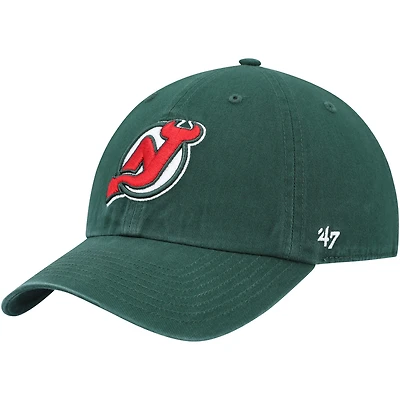Casquette réglable '47 Green New Jersey Devils Clean Up pour homme
