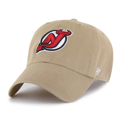 Casquette ajustable pour homme « 47 » kaki New Jersey Devils Logo Clean Up