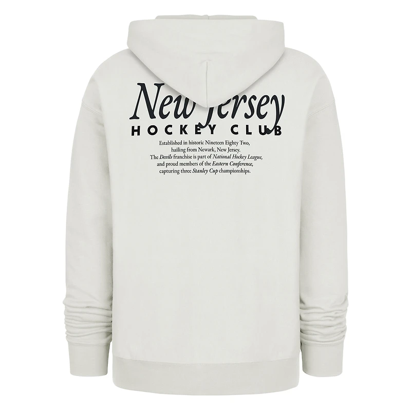 Sweat à capuche pour homme '47 Natural New Jersey Devils Foundation
