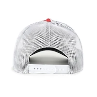 Men's '47  Red/White New Jersey Devils Beach Side Adjustable Trucker Hat