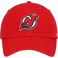 Casquette réglable '47 Red New Jersey Devils Clean Up pour homme