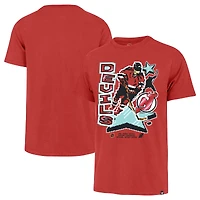 T-shirt Franklin pour hommes, briquet à lampe des Devils du New Jersey '47 rouge