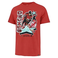 T-shirt Franklin pour hommes, briquet à lampe des Devils du New Jersey '47 rouge