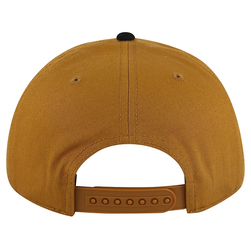 Casquette ajustable Burnett pour homme, couleur tan/noir, style American Needle, New Jersey Devils