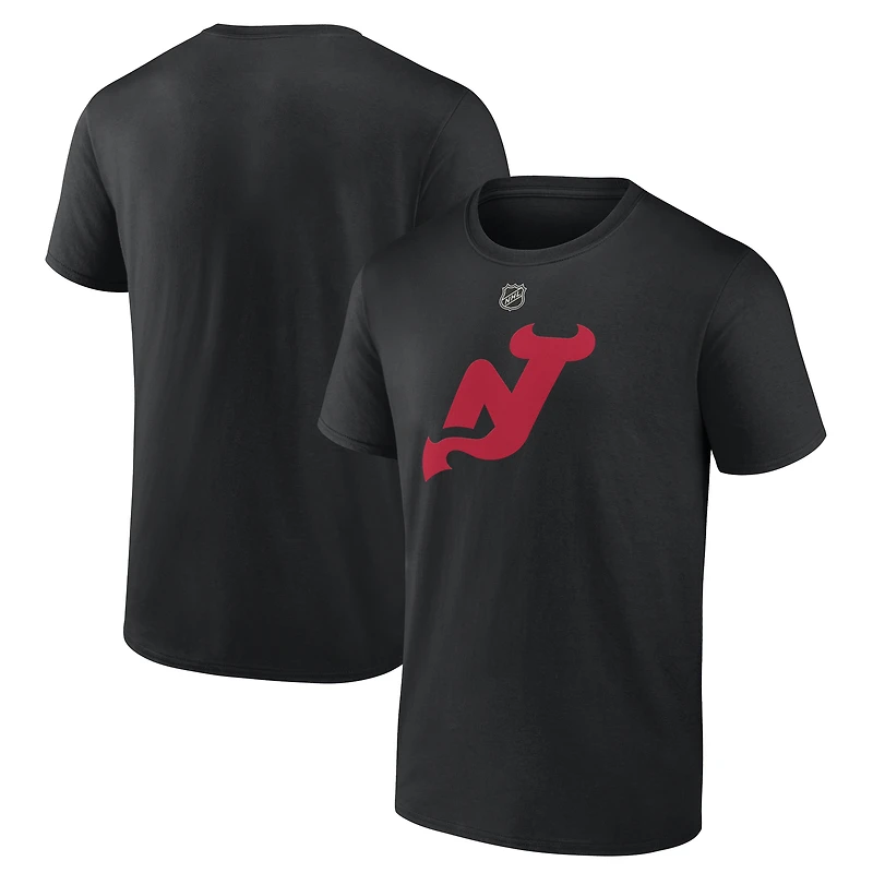 Men's Black New Jersey Devils Alternate Logo T-Shirt