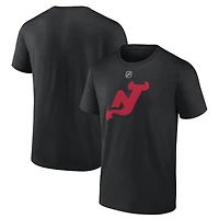 Men's  Black New Jersey Devils Alternate Logo T-Shirt
