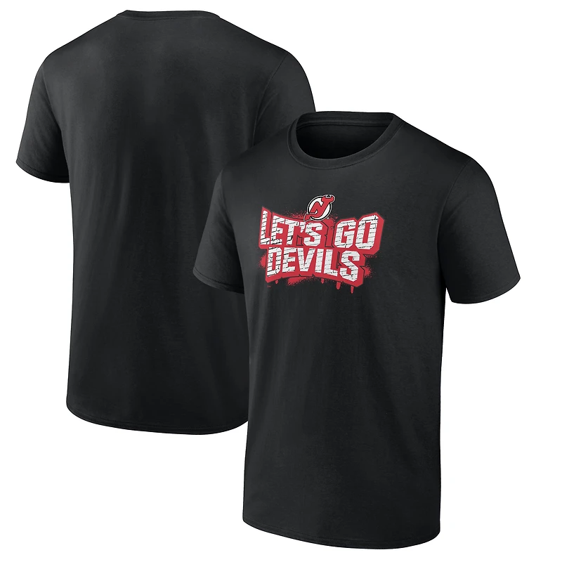 Men's  Black New Jersey Devils Domain T-Shirt