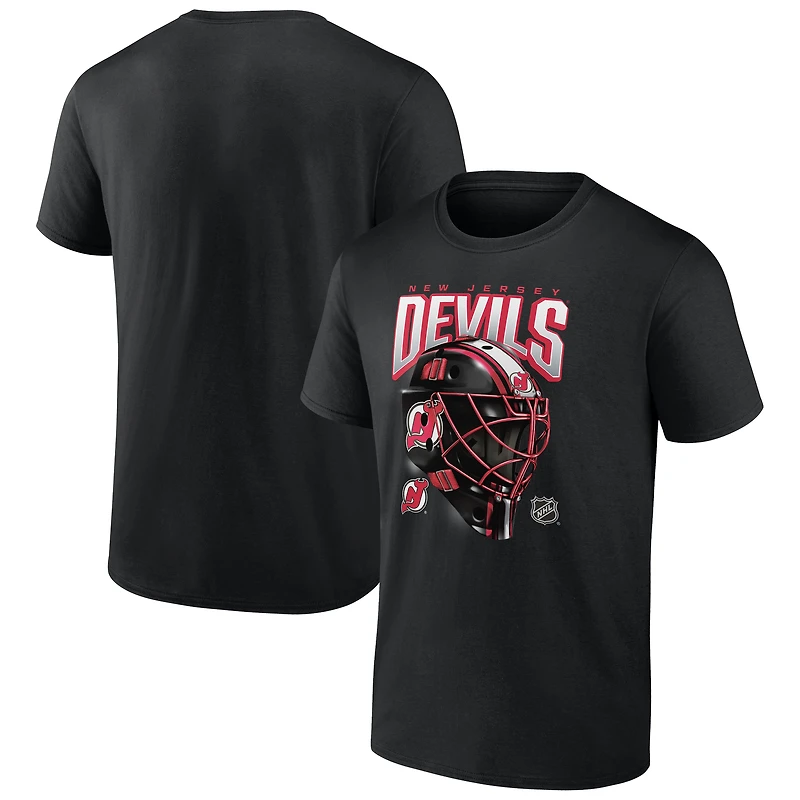 Men's  Black New Jersey Devils Penalty Box T-Shirt