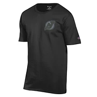 T-shirt noir ton sur Champion Devils du New Jersey pour homme