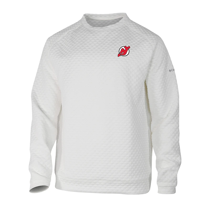 Men's Columbia  White New Jersey Devils The Finder Sweatshirt